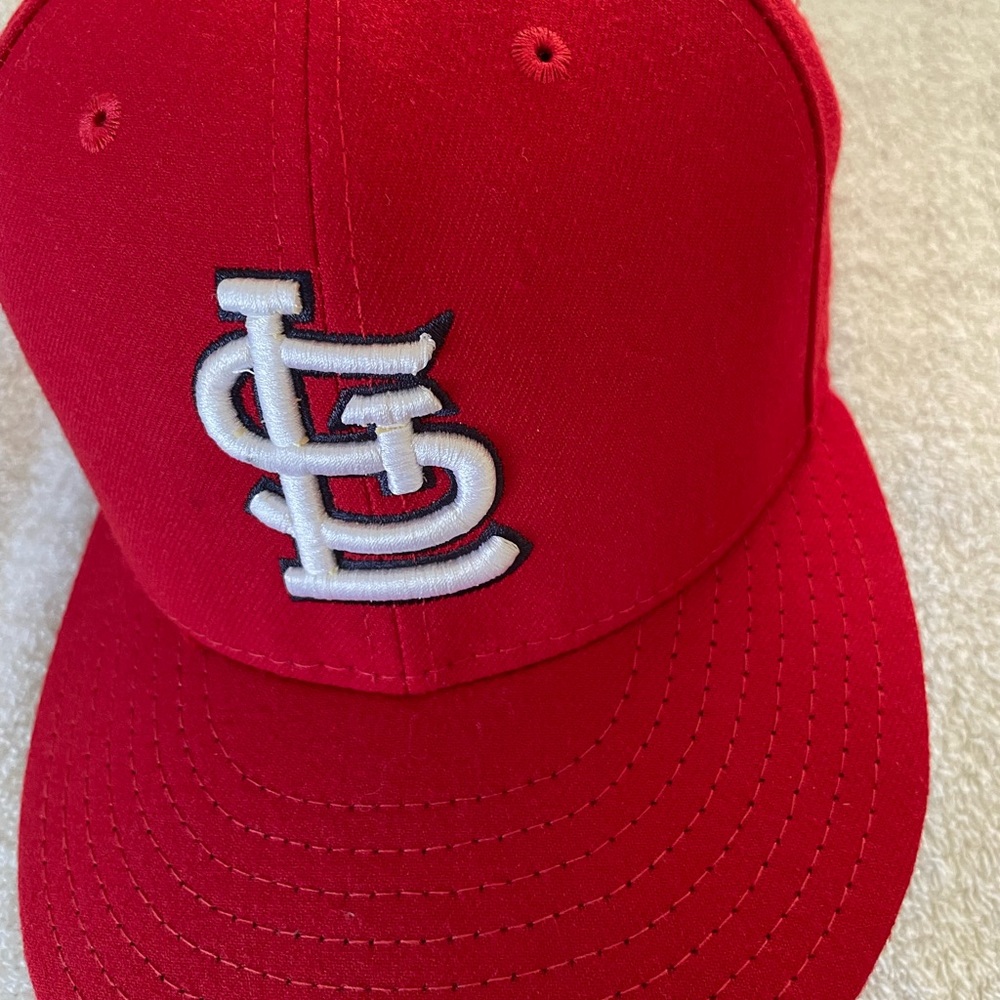 New Era Red Cap with White Embroidered Logo